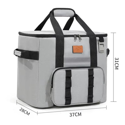 32L Large Insulated Cooler Bag – Leakproof Thermal Tote for Picnic
