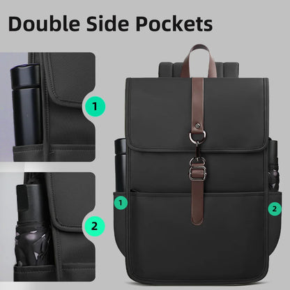 Laptop Backpack Men 15.6 Inch Waterproof USB Business Bag