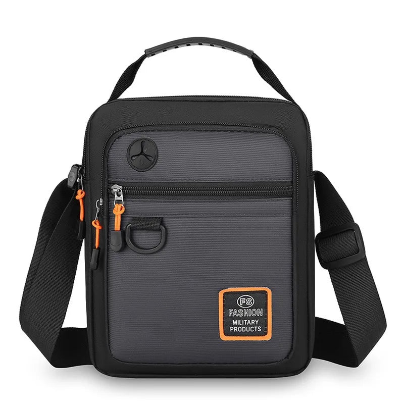 Men's Nylon Crossbody Shoulder Bag – Compact Messenger Bag