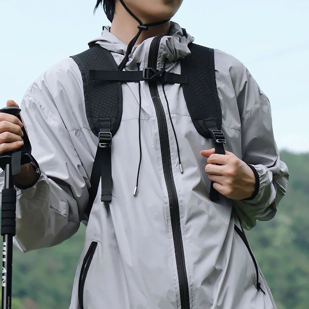 Hiking Daypack Lightweight Mini Backpack Mountain Print
