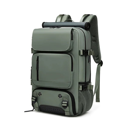 Waterproof 16" Laptop Backpack with Shoe Bag, Hidden USB Port & Hidden Shoulder Straps