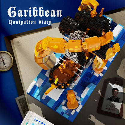 Kraken Attack Pirate Ship MOC Building Blocks Set