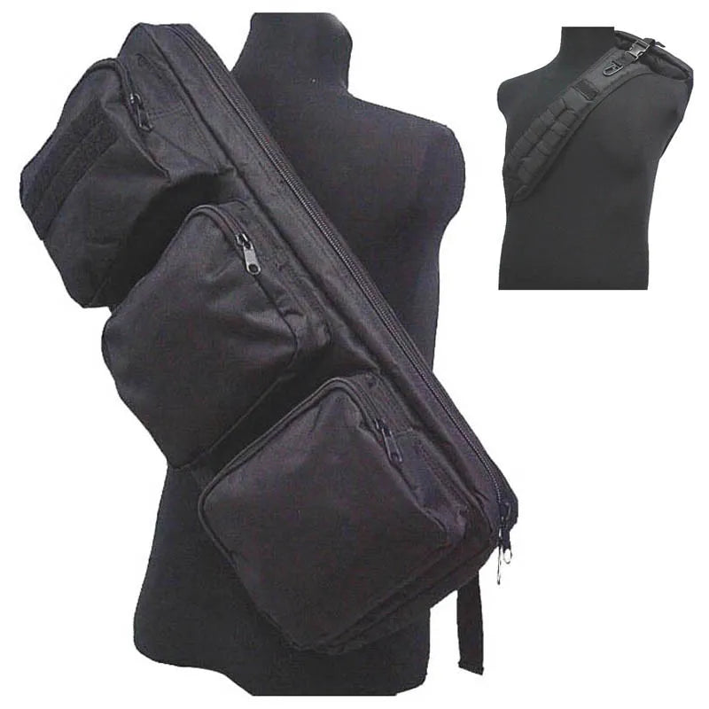 60cm Tactical Gun Bag – Portable Outdoor Shooting & Airsoft Rifle Case
