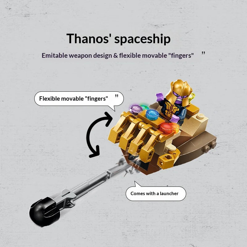 LEGO Marvel 76319 Captain America vs. Thanos Building Set