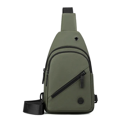 Men's Nylon Sling Chest Bag Crossbody Outdoor Sports