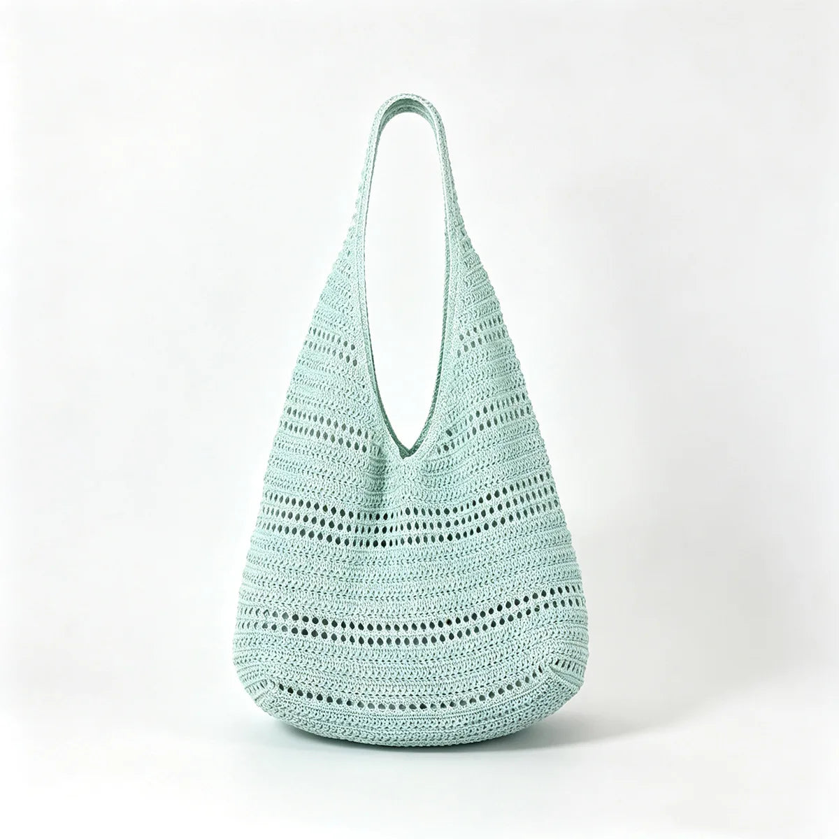 Hollow Woven Tote Bag for Women – Korean Beach Shoulder Bag