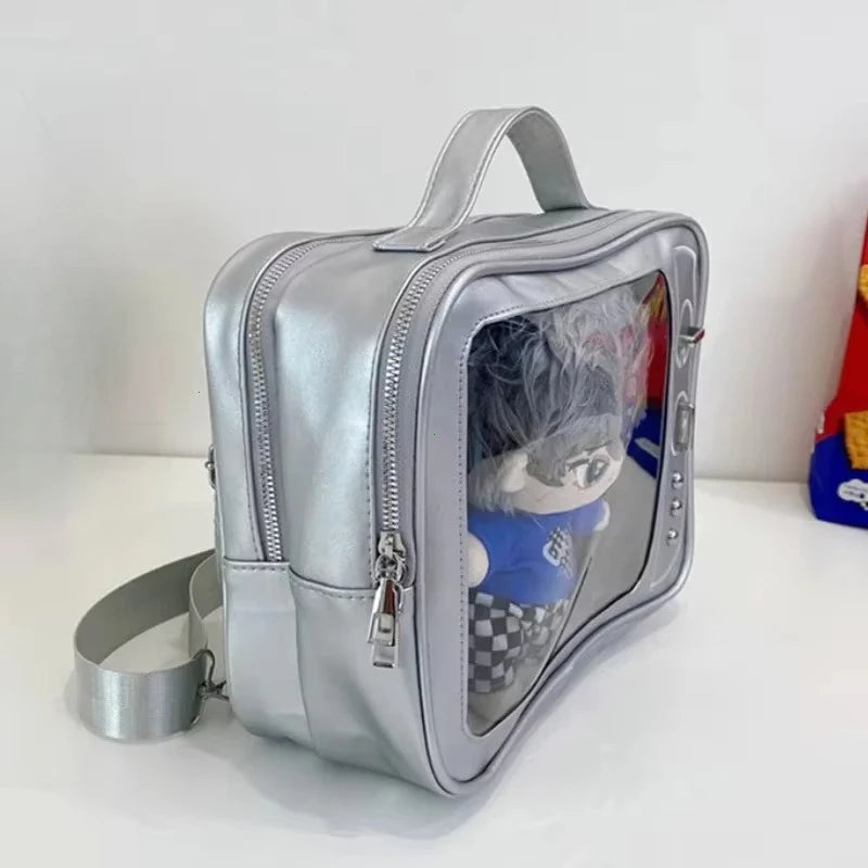 Ita Bag TV-Shaped Transparent Crossbody Bag for Girls