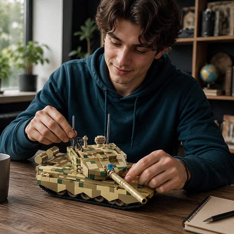 Military Tank Building Blocks Set – 99B MOC Army Brick Model
