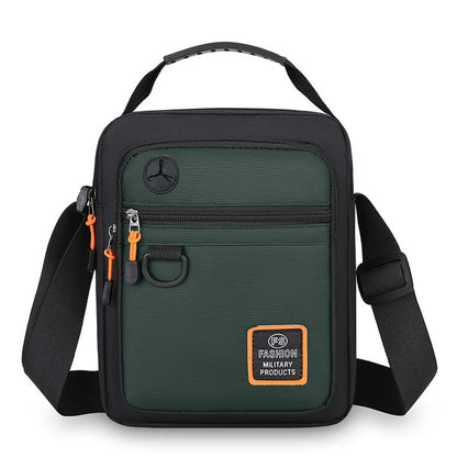 Men's Nylon Crossbody Shoulder Bag – Compact Messenger Bag