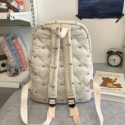 Kids School Backpack with Bow Print – Lightweight for Girls