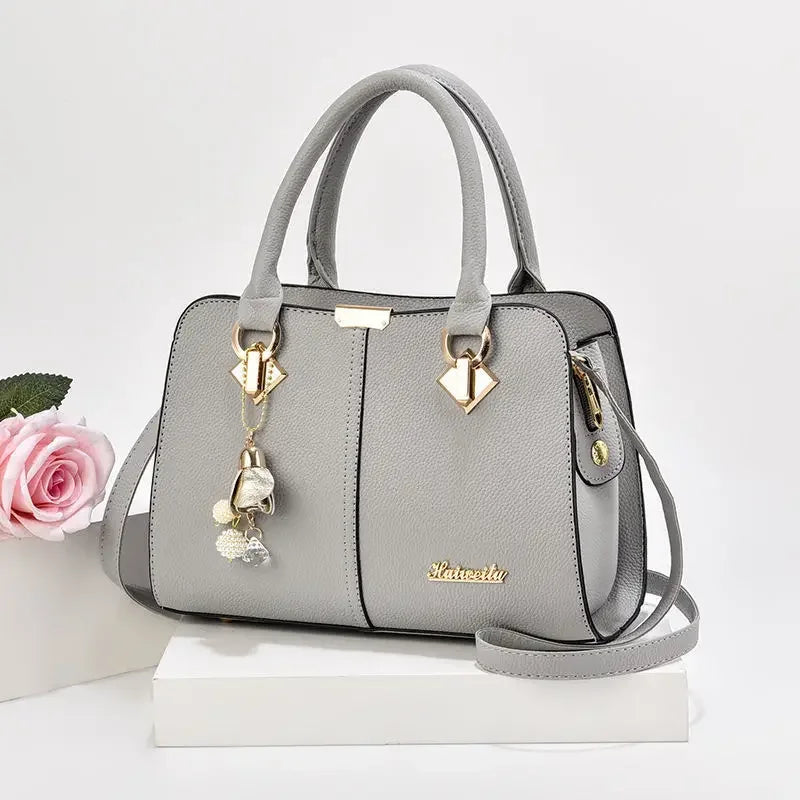 Large Capacity PU Leather Handbag Women Shoulder Crossbody Bag