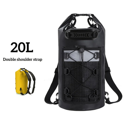 Waterproof Dry Bag Backpack PVC 10L 20L 30L 40L Kayak Trekking