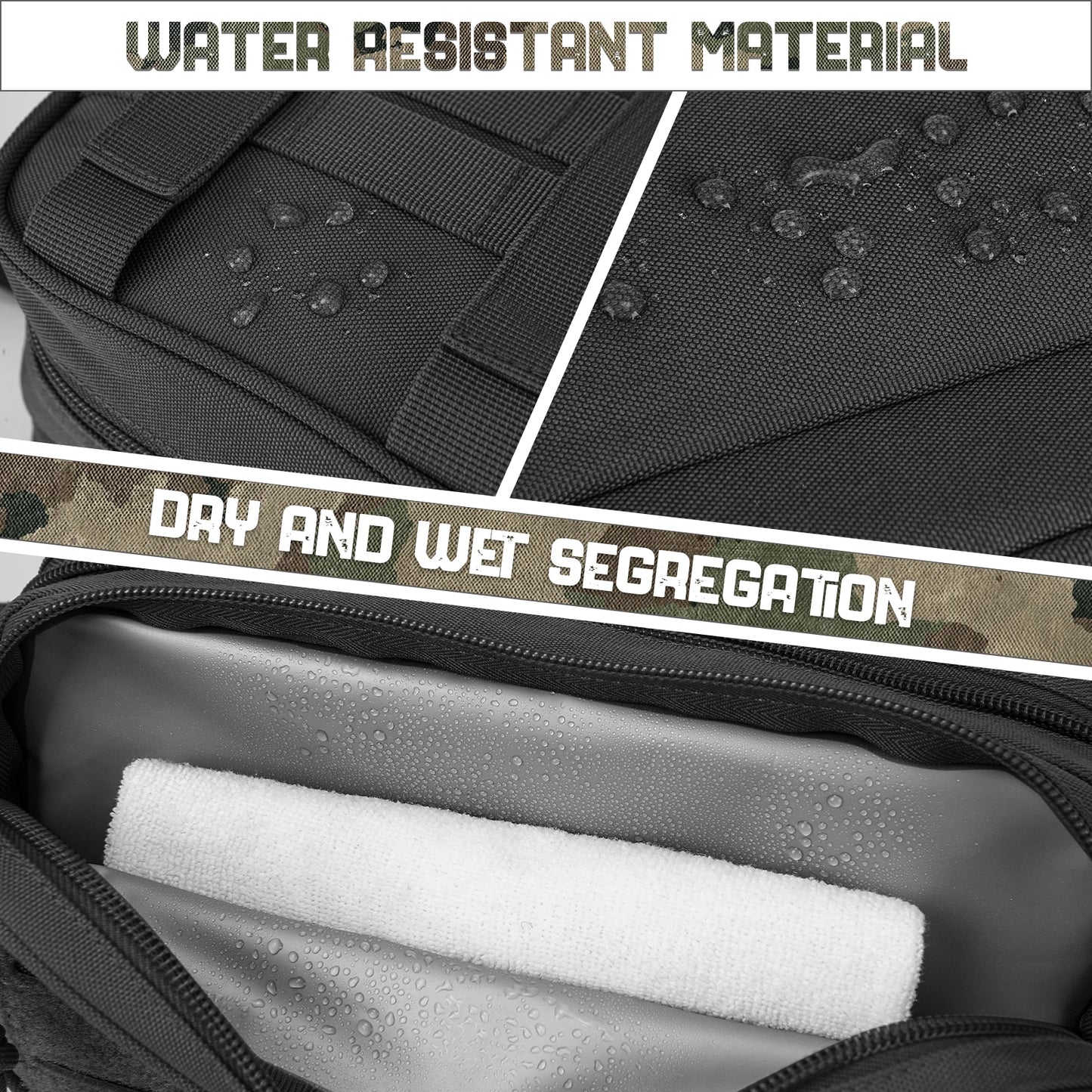Tactical MOLLE Dopp Kit – Men's Travel Toiletry & Shaving Bag