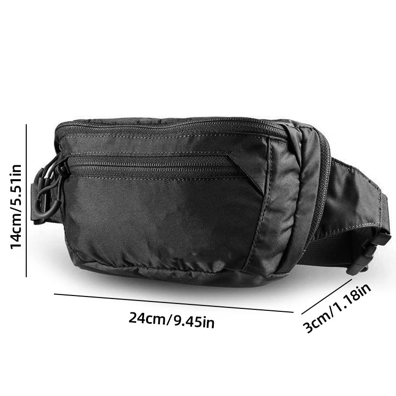 Tactical Waist Bag – Men's Crossbody Fanny Pack for Hiking & Outdoor Sports