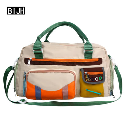 Large Gym Duffel Bag – Multi-Pocket Sports Travel Bag for Men & Women