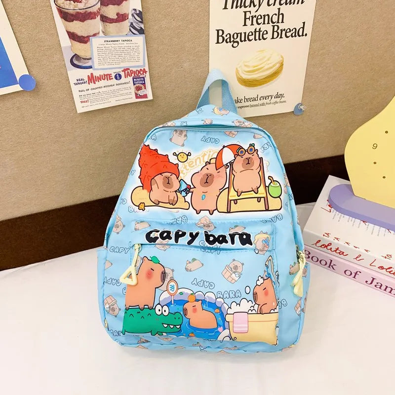 Cute Capybara Backpack for Kids, Teens & Women