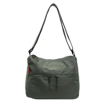 Lightweight Nylon Crossbody Bag for Women – Large Capacity Shoulder Bag