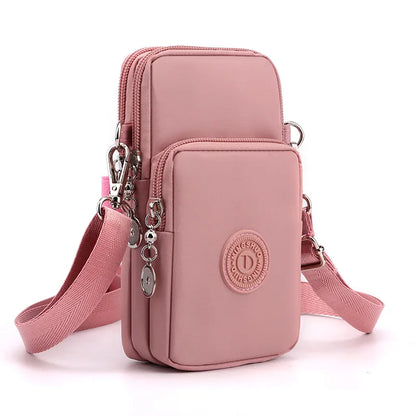 Women's Crossbody Phone Bag – Nylon Shoulder Wallet Purse