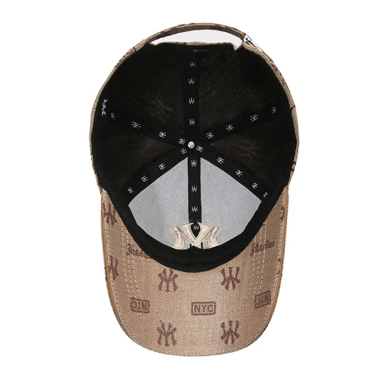 Letter Embroidery Baseball Cap – Unisex Outdoor Visor Hat