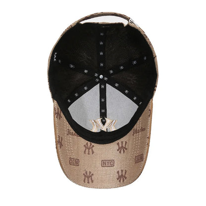 Letter Embroidery Baseball Cap – Unisex Outdoor Visor Hat