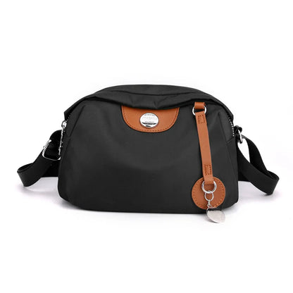 Waterproof Nylon Crossbody Bag - Women's Shell Shoulder Handbag