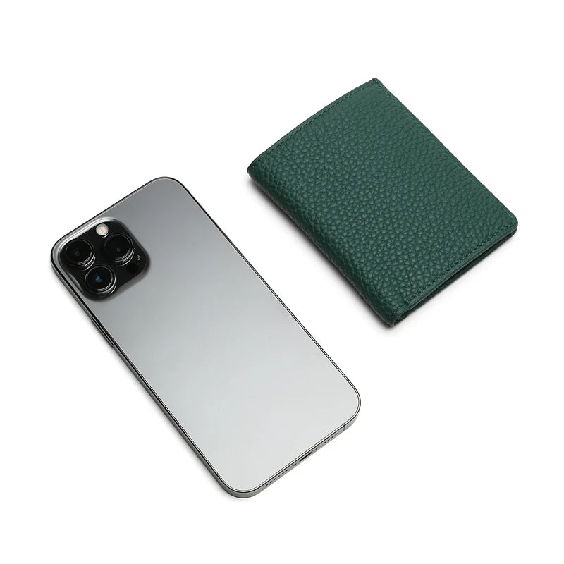 RFID Blocking Slim Leather Card Case Wallet for Men