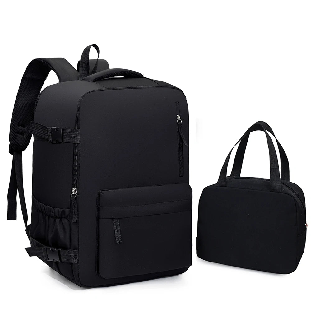Large Travel Backpack Set with Tote Bag – 40L Carry-On Luggage Bag
