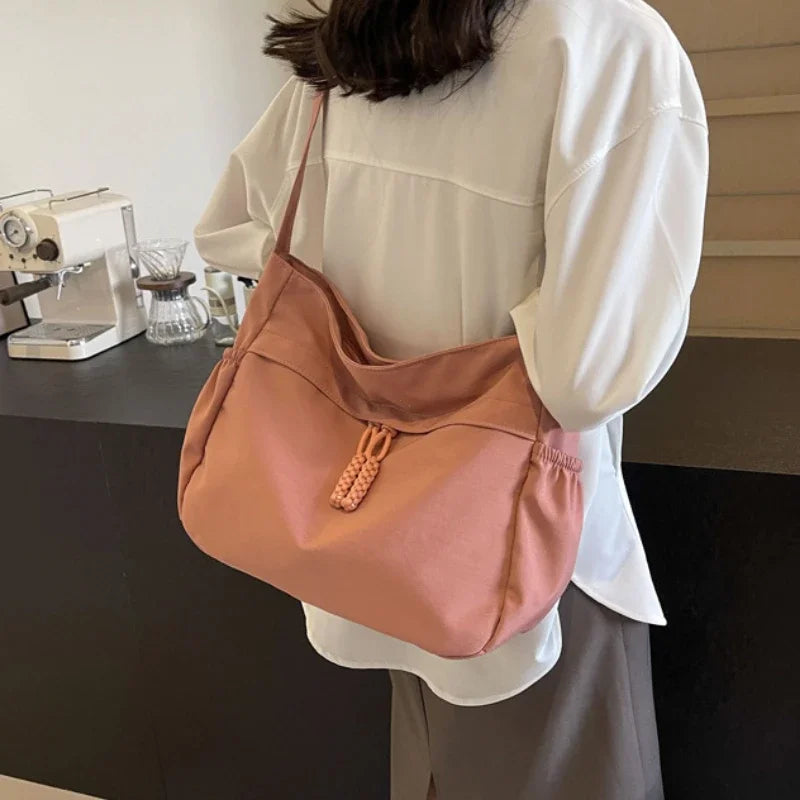 Women's Nylon Hobo Crossbody Bag – Large Capacity Shoulder Tote