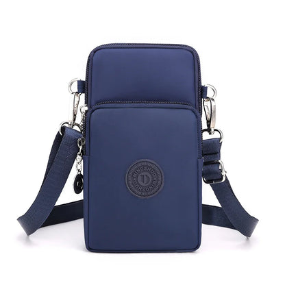 Women's Crossbody Phone Bag – Nylon Shoulder Wallet Purse