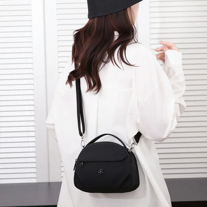 Women's Nylon Crossbody Tote Bag – Waterproof Travel Handbag