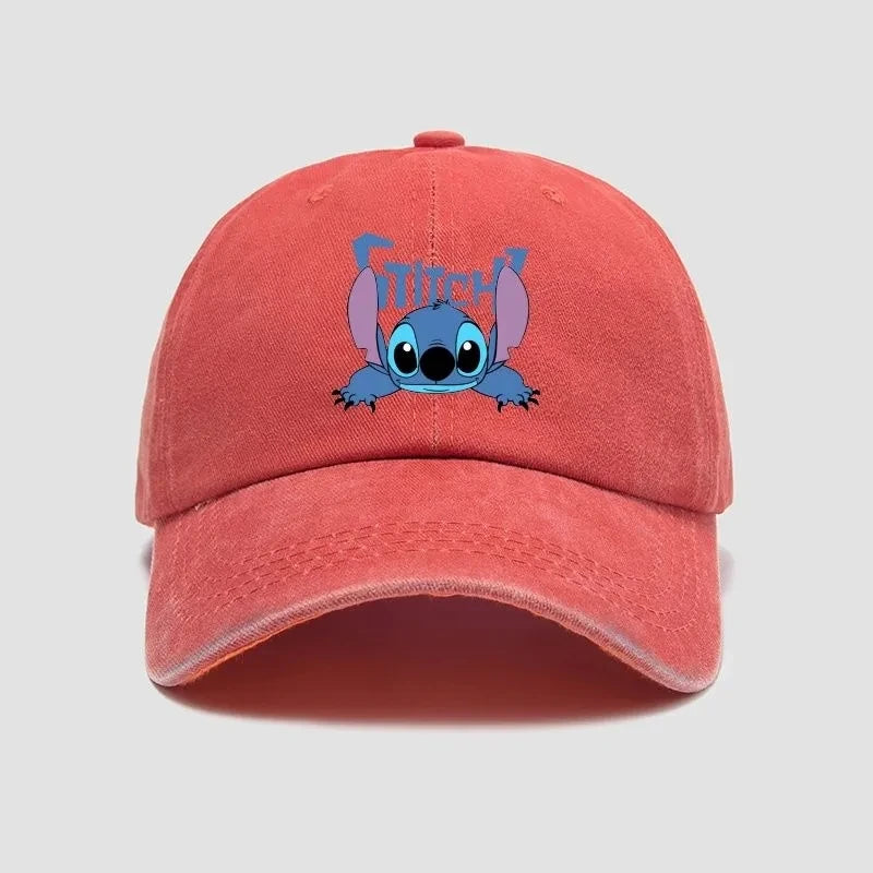 Stitch Cartoon Baseball Cap – Kawaii Anime Snapback Hat