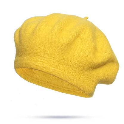 Wool Beret Hat – French Painter Style for Women & Girls