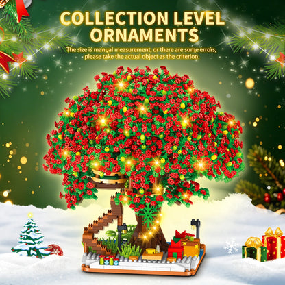 Christmas Tree House Building Blocks Set – 2150 Piece MOC