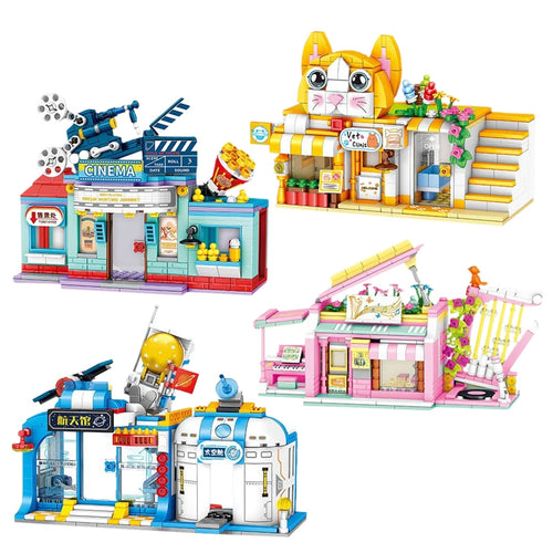 Space Museum Building Blocks Set – 467pcs City Scene Brick Model