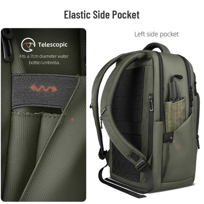 Waterproof Laptop Backpack 17.3 Inch – Men's Business Travel Bag