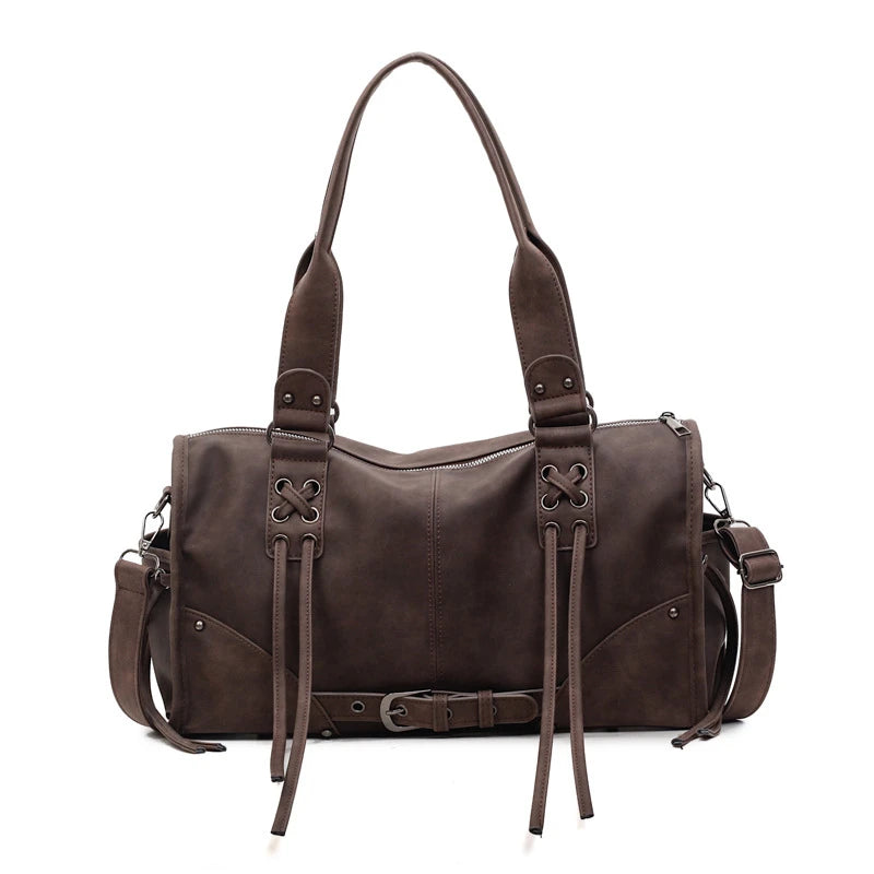 Women's Large Tote Bag Waterproof Nylon Multi-Layer Commuter