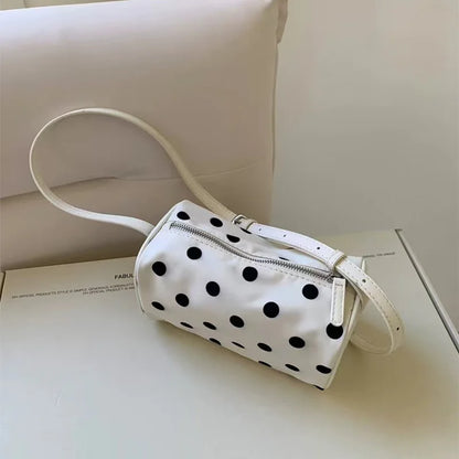 Polka Dot Pillow Bag – Korean Casual Crossbody Handbag
