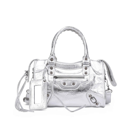 City Motorcycle Shoulder Bag Tote Women Luxury Designer Autumn Winter Handbag Crossbody Large