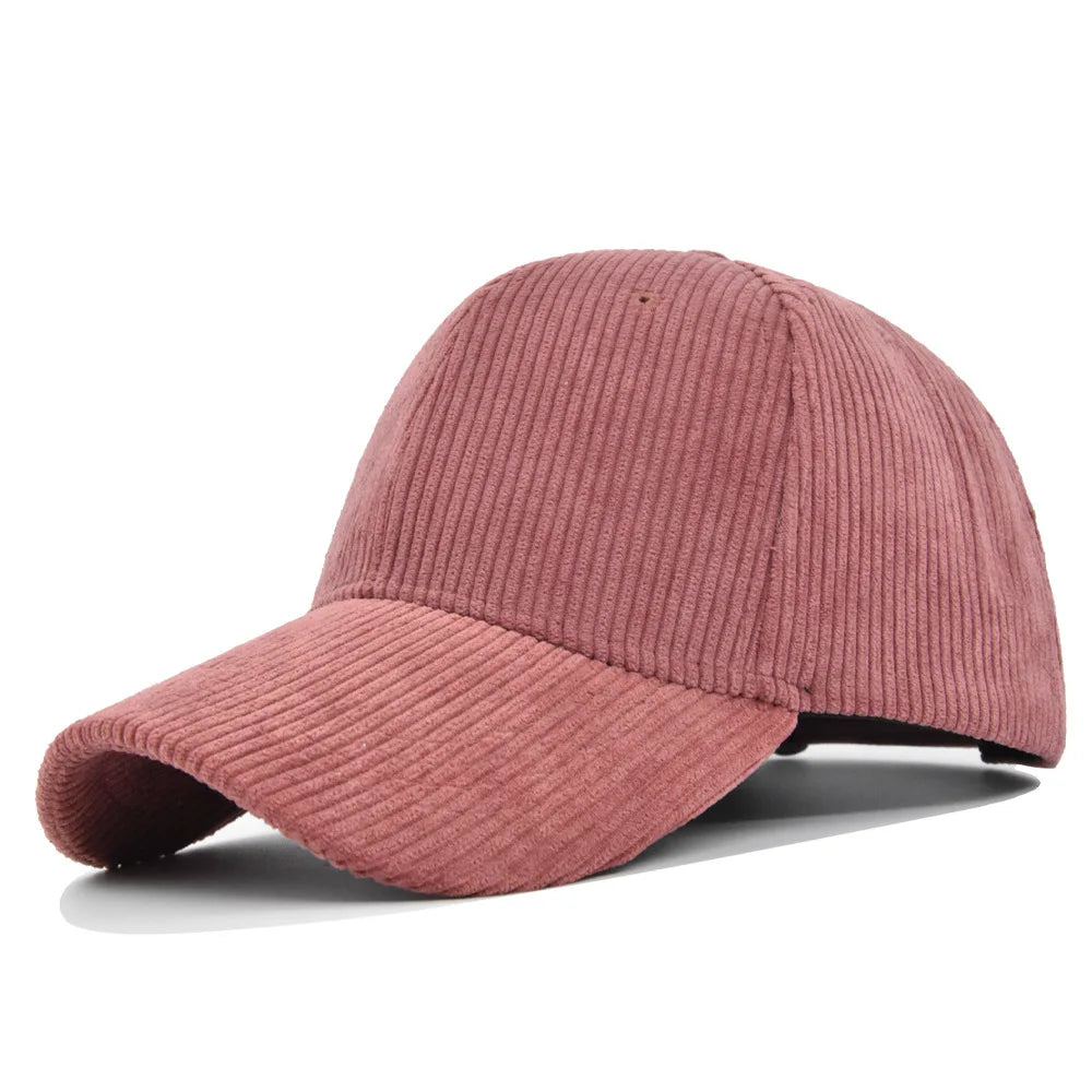 Women's Corduroy Baseball Cap – Snapback Hip Hop Hat