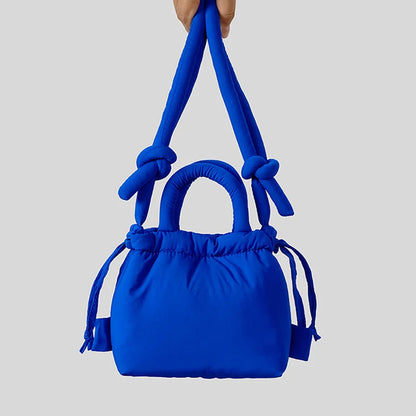 Casual Small Puffer Bag Designer Padded Women Shoulder Crossbody Bags Nylon Down Cotton Lady
