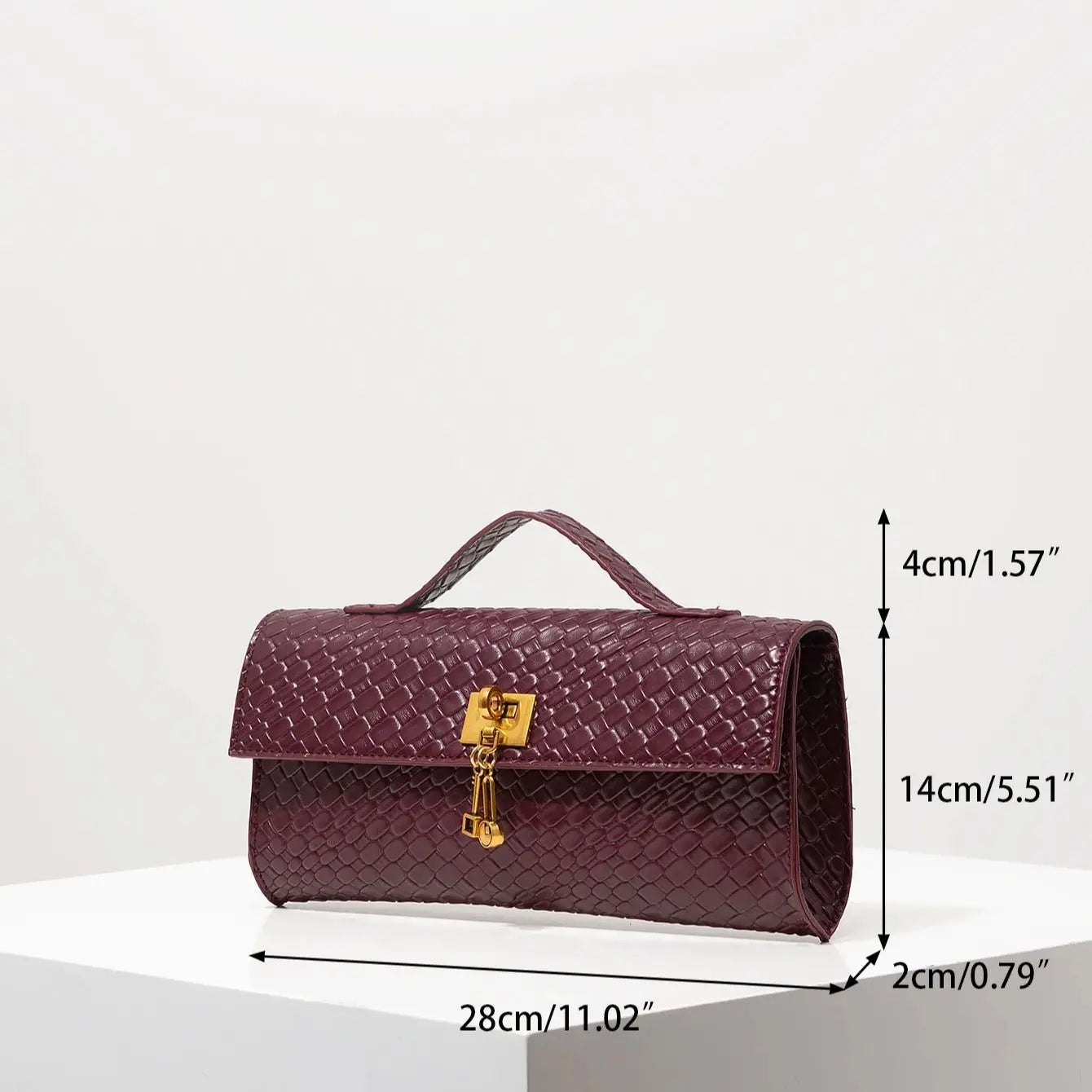 Vintage Bag Bolsos Para Mujer Burgundy Purse Work Bag Women Christmas Bag