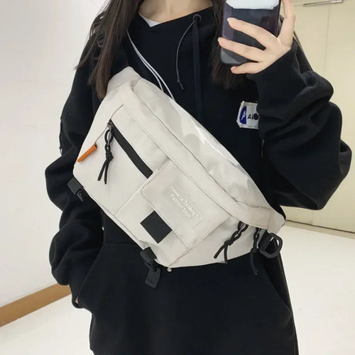 Nylon Chest Pack & Waist Bag – Unisex Outdoor Fanny Pack