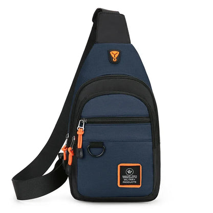 Men's Crossbody Sling Bag – Lightweight Oxford Chest Pack