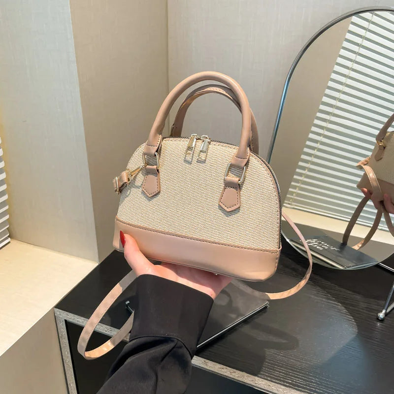 Shell Crossbody Bag – Retro Shoulder Purse for Women