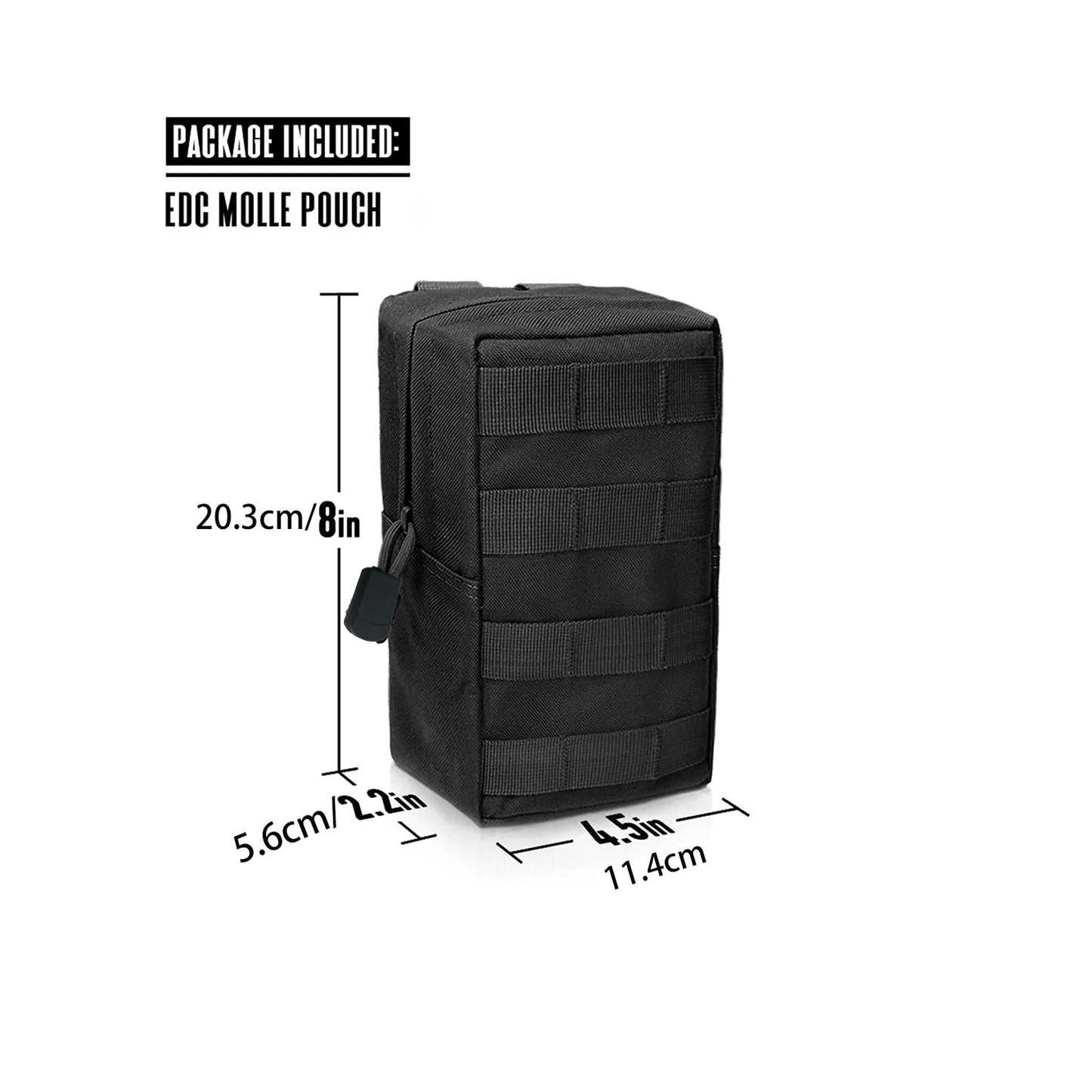 Tactical MOLLE EDC Utility Pouch – Compact & Water-Resistant