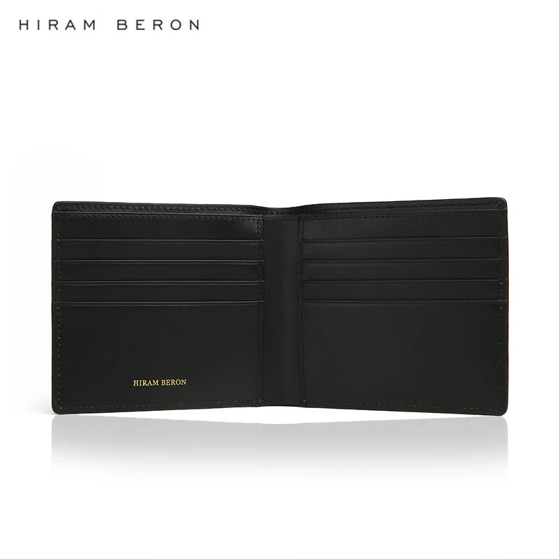 Epi Leather Bifold Wallet for Men – Hiram Beron Custom Name