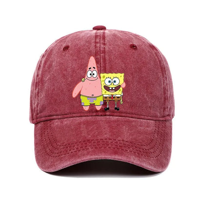 SpongeBob & Patrick Baseball Cap – Adjustable Cartoon Hat