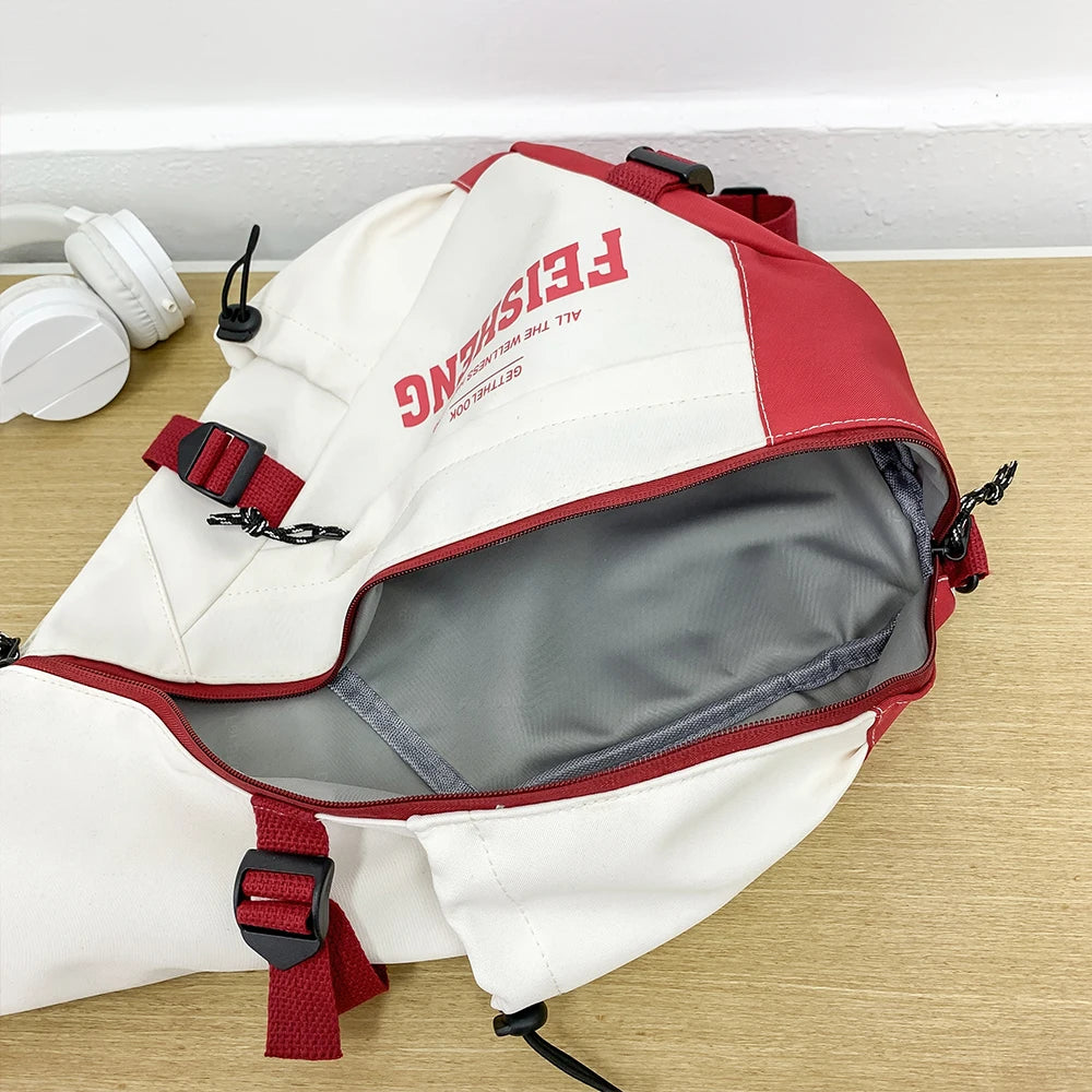 Crossbody Sling Bag Large Capacity Casual Streetwear Shoulder Bag