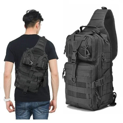 Tactical Sling Backpack Waterproof EDC Rucksack Outdoor Hiking