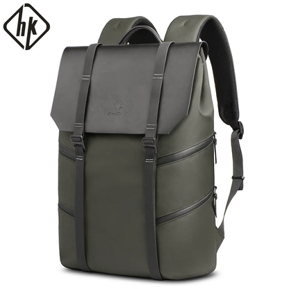 Large Travel Backpack for Men – Vintage Waterproof 15.6" Laptop School Bag